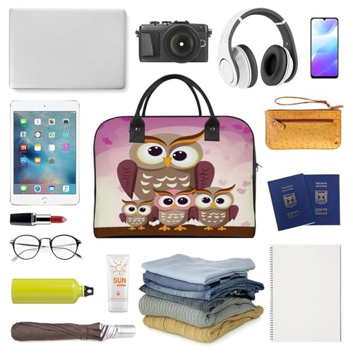 Bolso para portátil Owls Family con correa ajustable miniatura 5