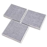 TOPAZ 3pcs Cabin Air Filter Set Compatible with Toyota RAV4 2006-2018 4Runner 2010-2023 Avalon