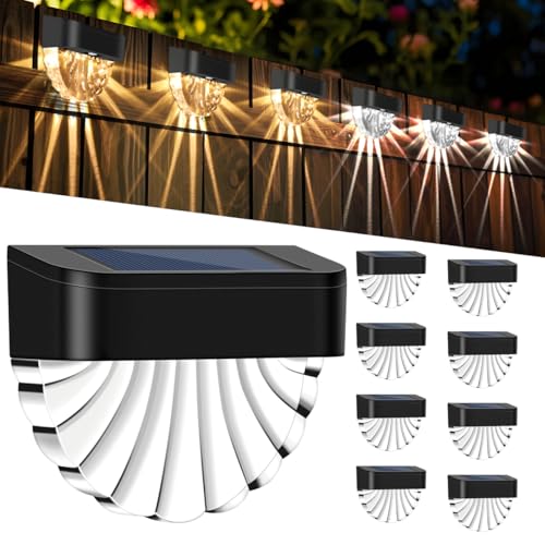 Lampe solaire exterieur jardin pelouse balcon terrasse avec 2 modes éclairage HELESIN