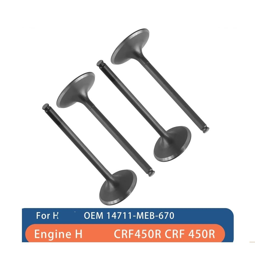 Parti del motore del motociclo Valvola di aspirazione e scarico for Hd CRF450R CRF 450R 2007 2008 14711-MEB-670 14721-MEN-A00