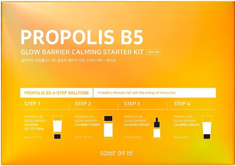 Some By Mi – Propolis Trial Kit (Cleanser, Toner, Serum, Cream)