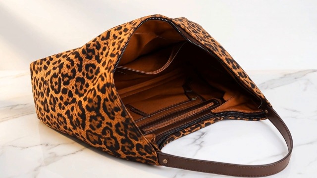 Bolso Tote Leopardo para Mujer Gran Capacidad miniatura 7