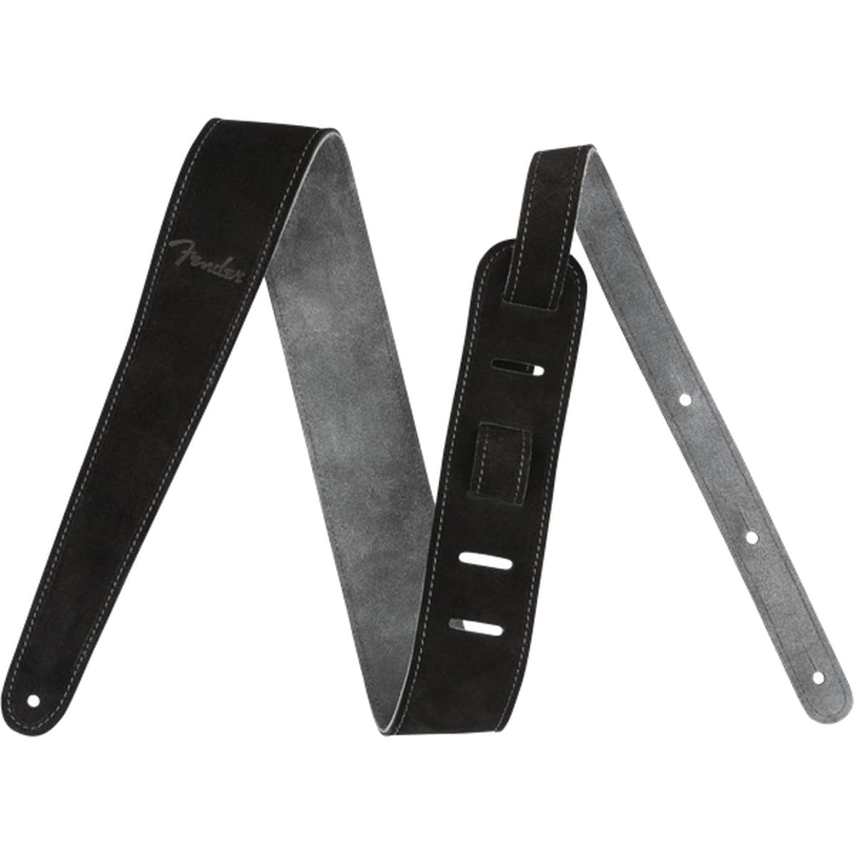 Fender© Reversible Suede Strap - 2" Wide - Black & Tan