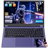 Moxalc 15.6' Laptop Computer, m3 8100Y(up to 3.40 GHz) Laptop, 360° Yoga FHD Touchscreen 2 in 1 Notebook Win11 Pro Office Suite 2.4G & 5G WiFi 5 BT 5.0 USB 3.0 for Home Student Business (8G+256G)