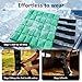 Mekenwi Reusable 30Grids Gel Horse ice Boots (Set of 2) - Adjustable 5 Legs Wraps for Cooling Relief on Hocks, Knees & Ankles, Durability & Cooling in Active Horses