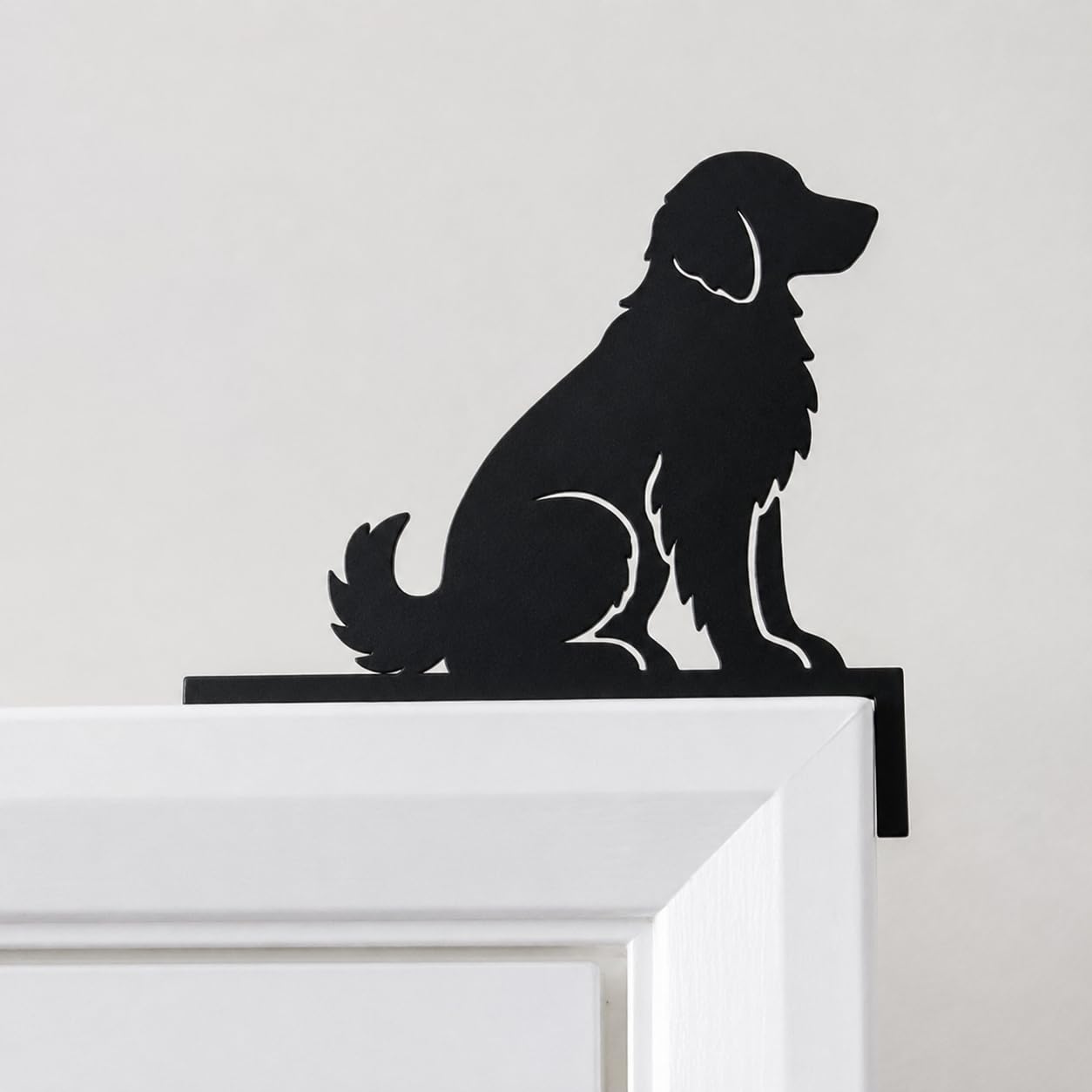 Golden Retriever Door Topper, 3D Printed Dog Silhouette Decor for Door Frame, Pet Lover Gift, Home Decoration for Dog Owners