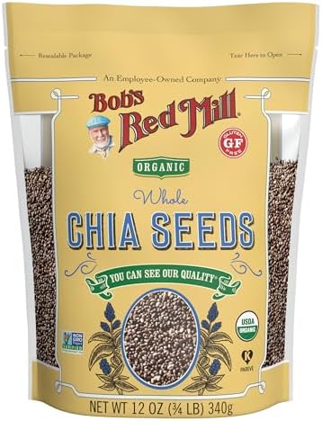 Bob's Red Mill Organic Chia Seeds, 12 Ounce
