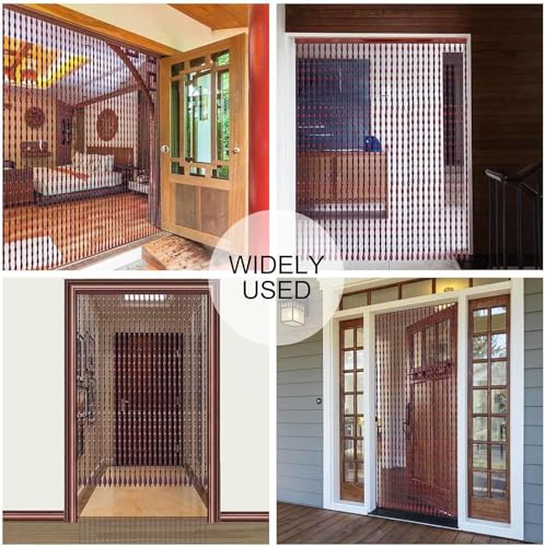 Rideaux de perles pour portes et décoration de maison style bohème - 6