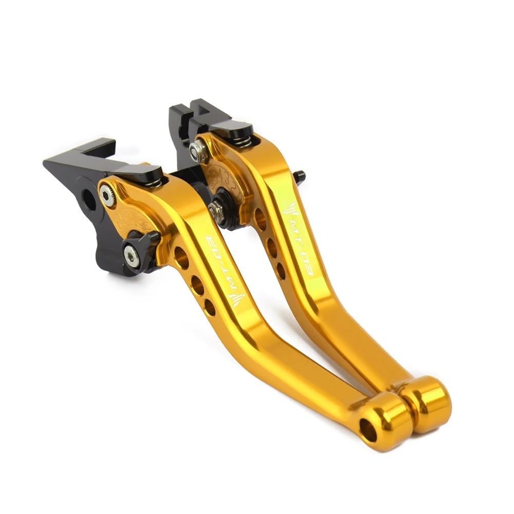 Zdgxfhsrh E Motorcycl Brak Clutch Levers Fit For Ya&Maha Mt-03 Mt03 Mt 03 2016-2023 2021 2022 Motorcycl Cnc Clutch Brak Lever Adjustabl Handl 6-Speed Adjustment(E)