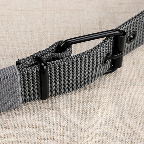 Perforated Canvas Belt Men's Needle Buckle Belt Student Youth Version Versatile Jeans Belt Training Extende3