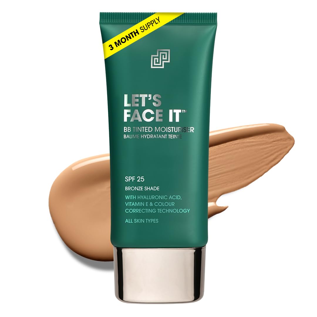 Shakeup Cosmetics LET'S FACE IT BB Tinted Moisturiser SPF 25, 50ml, Bronze