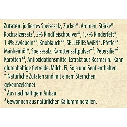Knorr Suppe mit Rind Bouillon mit kräftigem Geschmack und natürlichen Zutaten 330 g