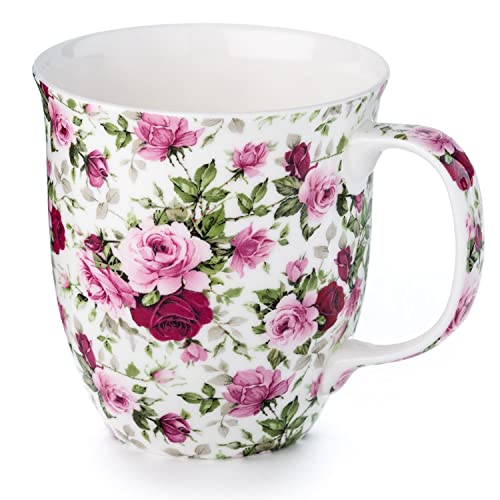 Taza McIntosh Chintz Flores Roja y Rosa 375 ml miniatura 2