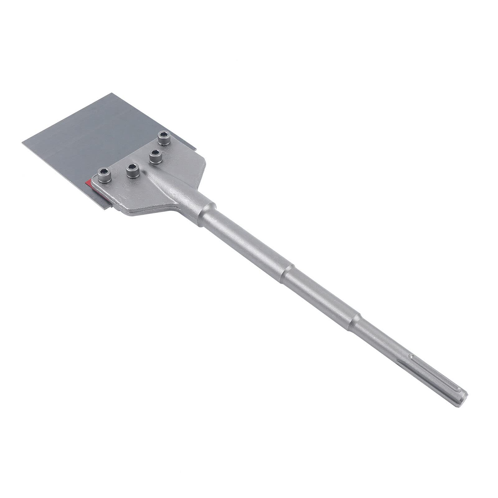 Rascador de suelo SDS Max de 6 pulgadas, punta ancha para quitar azulejos con mango largo y hoja resistente, herramienta para rascar azulejos de cerámica