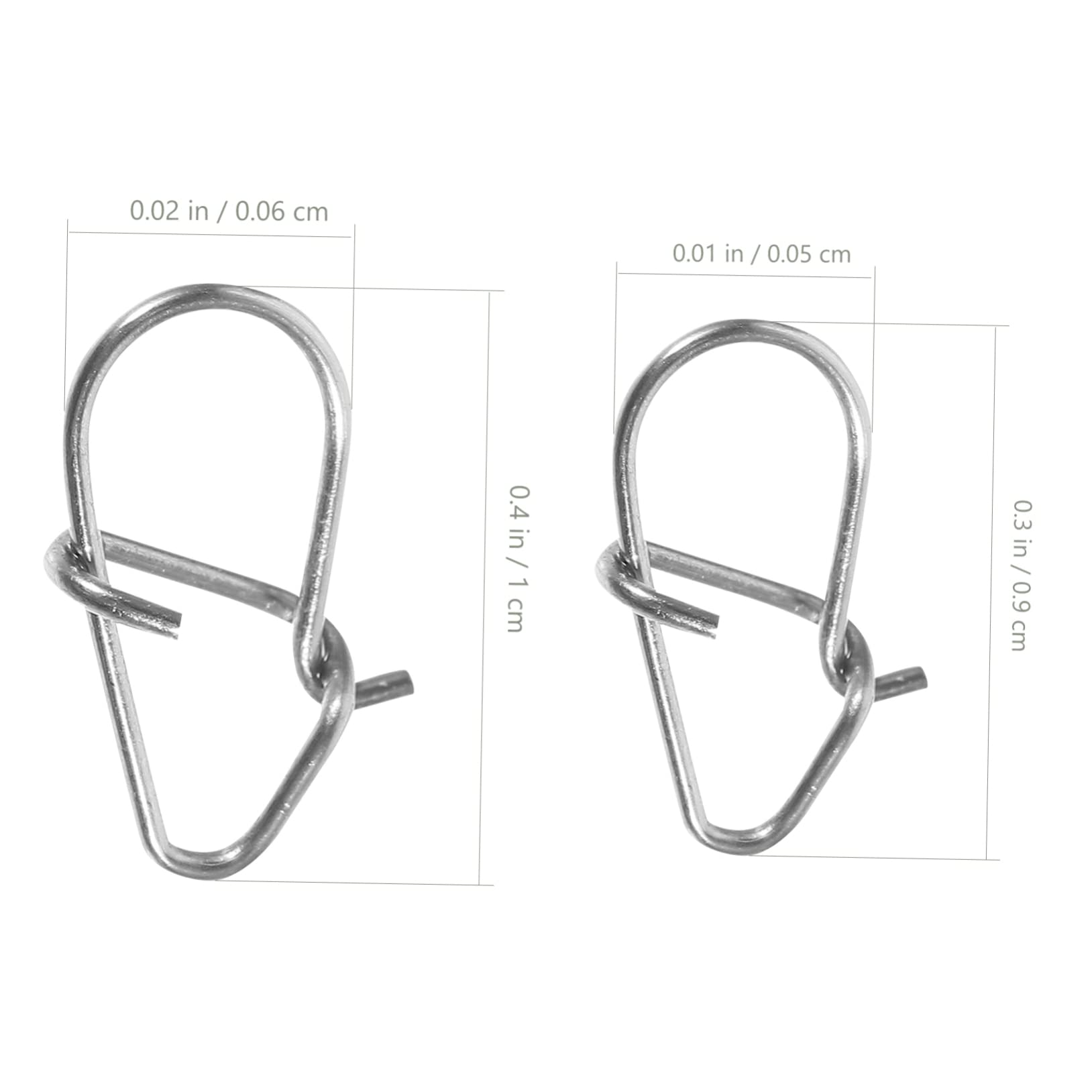 Toddmomy Alfiler De Calabaza Fishing Quebrar Pequeñas Instantáneas De Pesca Clips De Pesca Profesional Pequeños Clips A Presión Acero Inoxidable Silver