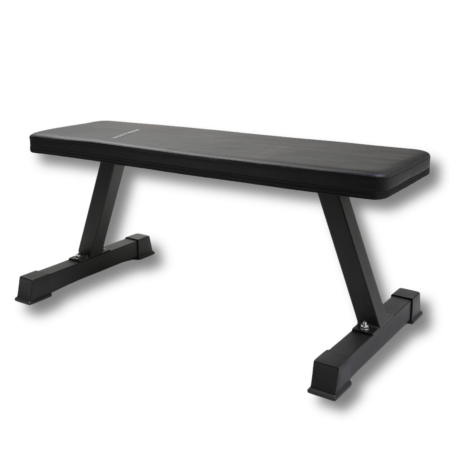 NORTHERN Heavy Duty Flat Weight Bench, Home Gym Workout Bench for Strength Training, Chest Press & Dumbbell Exercises, Thick Padded Cushion, Easy Storage, 150kg Capacity, Black