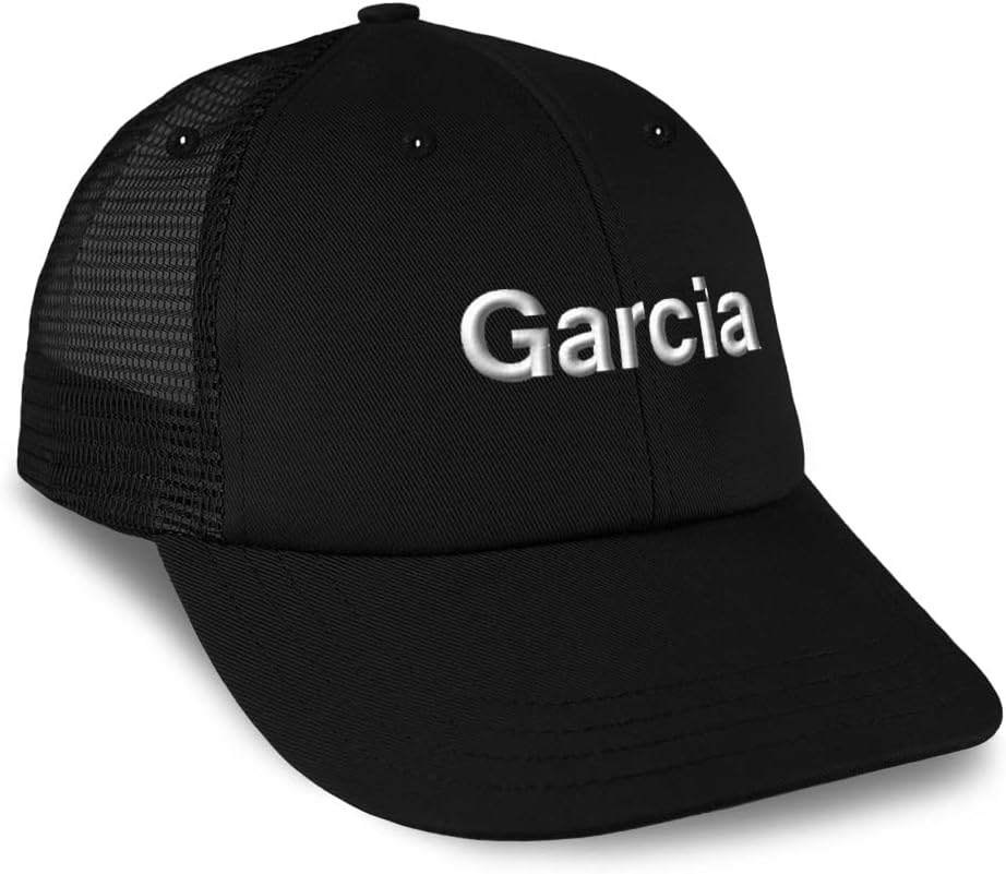Speedy Pros Trucker Hat Baseball Cap Garcia Letters Cotton Dad Hats for Men & Women