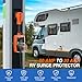 Nilight 50 to 30 Amp RV Surge Protector Power Adapter 4200 Joules Voltage Monitor 14-50P to TT-30R Converter 125V/3750W Waterproof Circuit Analyzer with Extension Cord for Camper Travel Trailer