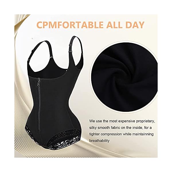 FeelinGirl-Shapewear-for-Women-Fajas-Colombianas-Body-Shaper-Bodysuit-Tummy-Control-Girdle-Corset-Waist-Trainer FeelinGirl Fajas Colombianas Shapewear for Women Tummy Control Post Surgery Compression Garment Body Shaper Girdle