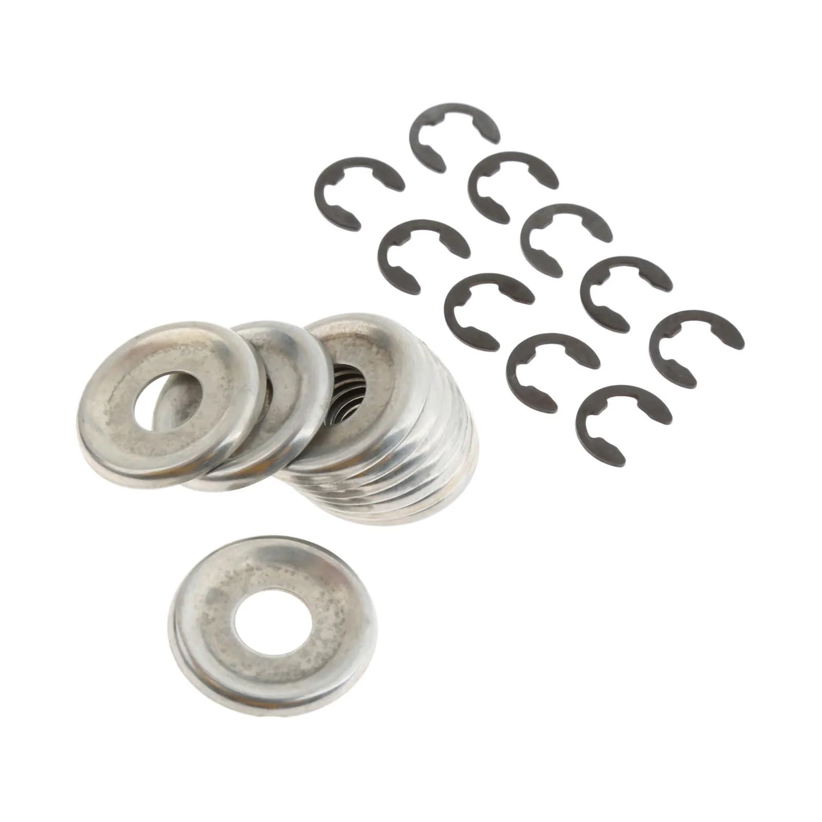 Clutch Drum Needle Bearing Sprocket Washer E Clip Fit for MS170 MS180 MS250 MS240 MS260 MS290 MS440 MS460 MS660 Chainsaw Replacement Parts(10 Sets Kit)