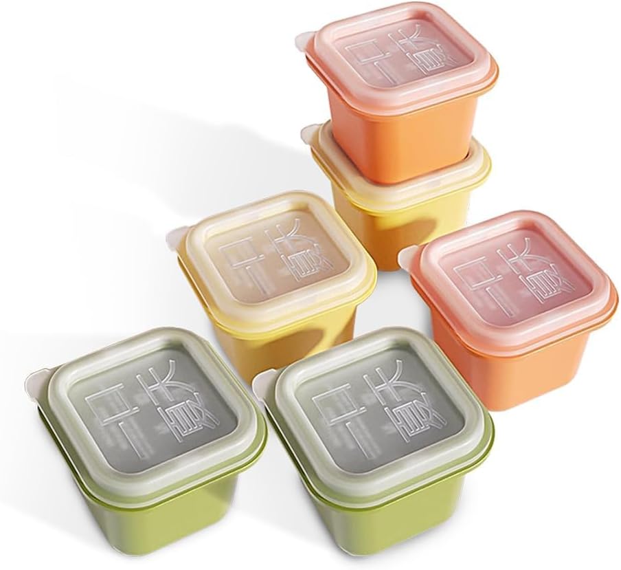 ZAEGO 6 pcs Ice Cube Mold Summer Ice Tray, Single Square Ice Box with Removable Easy Release Lid Ice Cube Molds for Whiskey, Cocktails,Iced Tea & Coffee.