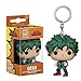 MINGZUO My Hero Academia Deku Action Figure Portachiavi Horikoshi Manga Pocket Pop Portachiavi