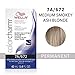 COLORCHARM Permanent Liquid Hair Color for Gray Coverage| 7A Med Smokey Ash Blonde | 1.4 Fl Oz