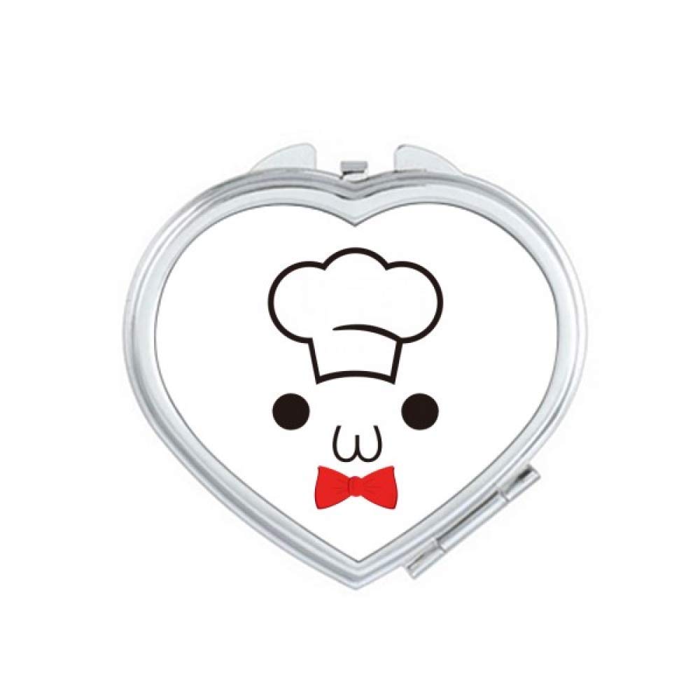 Lovely Face I Am A Chef Expression Mirror Travel Magnification Portable Handheld Pocket Makeup