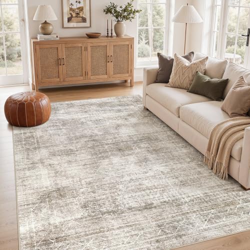 Image of cotiled Boho 6x9 Area Rugs for Living Room: Large Moroccan Washable Rug