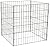 Bosmere K765 Wire Compost Bin, 30"L x 30"W x 30"H, Easy Assembly W/Front Door that Opens for Effortless Access