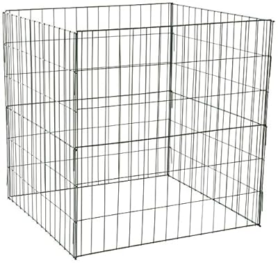 Bosmere K765 Wire Compost Bin, 30"L x 30"W x 30"H, Easy Assembly W/Front Door that Opens for Effortless Access