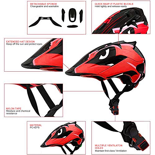 Lixada Casques de vélo Enfants Casque Intégral Détachable Casque de Sécurité Sportive pour Vélo Skateboarding Roller Skating - Image 3