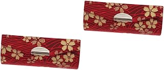 BESTOYARD 2 Peças Caixa De Batom Porta Batom Requintado Porta Batom Decorativo Estojo De Batom Único Recipiente De Armazenamento De Batom Porta Organizador De Batom Bolsa Feminina Pano
