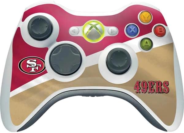 Skinit Decal Gaming Skin Compatible with Xbox 360 Wireless Controller – Officially Licensed NFL San Francisco 49ers Design