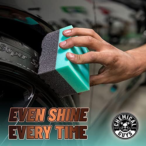 Chemical Guys Tvd11316 Tire Kicker Extra Glossy Tire Shine, 16 Fl. Ozwith Acc_300_2 Acc_3002 Wonder Wave Durafoam Contoured Large Tire Dressing Applicator Pad, Pack Of 2 #TOP5