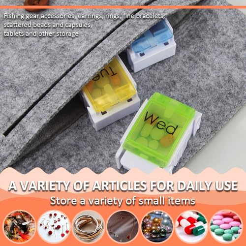 7-Day Pill Organizer with Removable Cases & Discount Code - Image 7