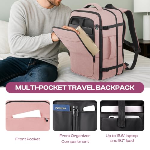 Image of Large Travel Backpack for Women, Tsa Flight Approved Big Carry on Backpack