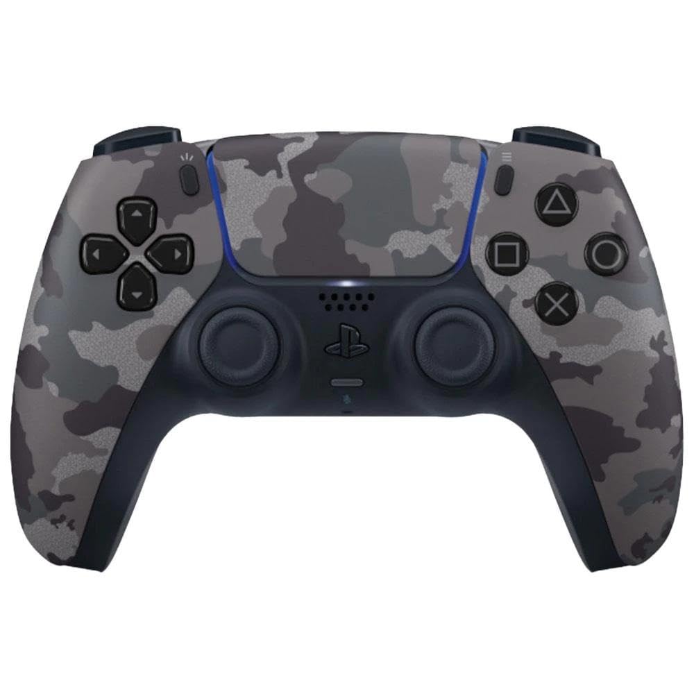 Playstation Controle sem fio DualSense Gray Camouflage, Tamanho: Padrão