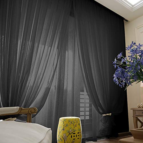 Shatex Mosquito Netting 1.67yardx5yard Insect Pest Barrier Netting for Outdoor/Bed/Wedding, Black