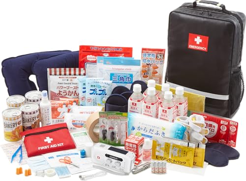 防災防犯ダイレクト mybestアワード受賞 防災士監修 防災セット 防災グッズ (2人用) plus 防災リュック ブラック の商品画像 7