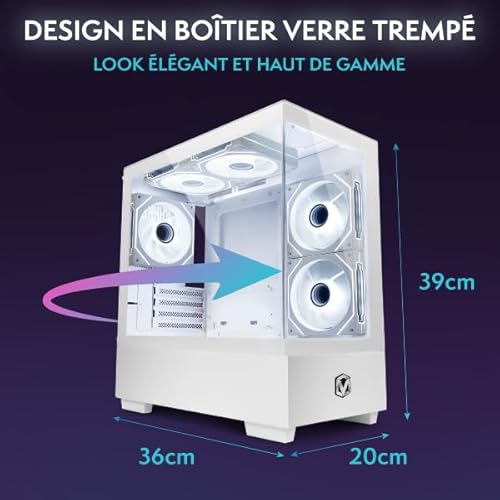 I-51 PC Gaming • Ryzen 3 3200G 4,0GHz • Radeon Vega 8 • 16GB RAM • 500GB SSD • Windows 11 • WiFi - PC Desktop - Immagine 4