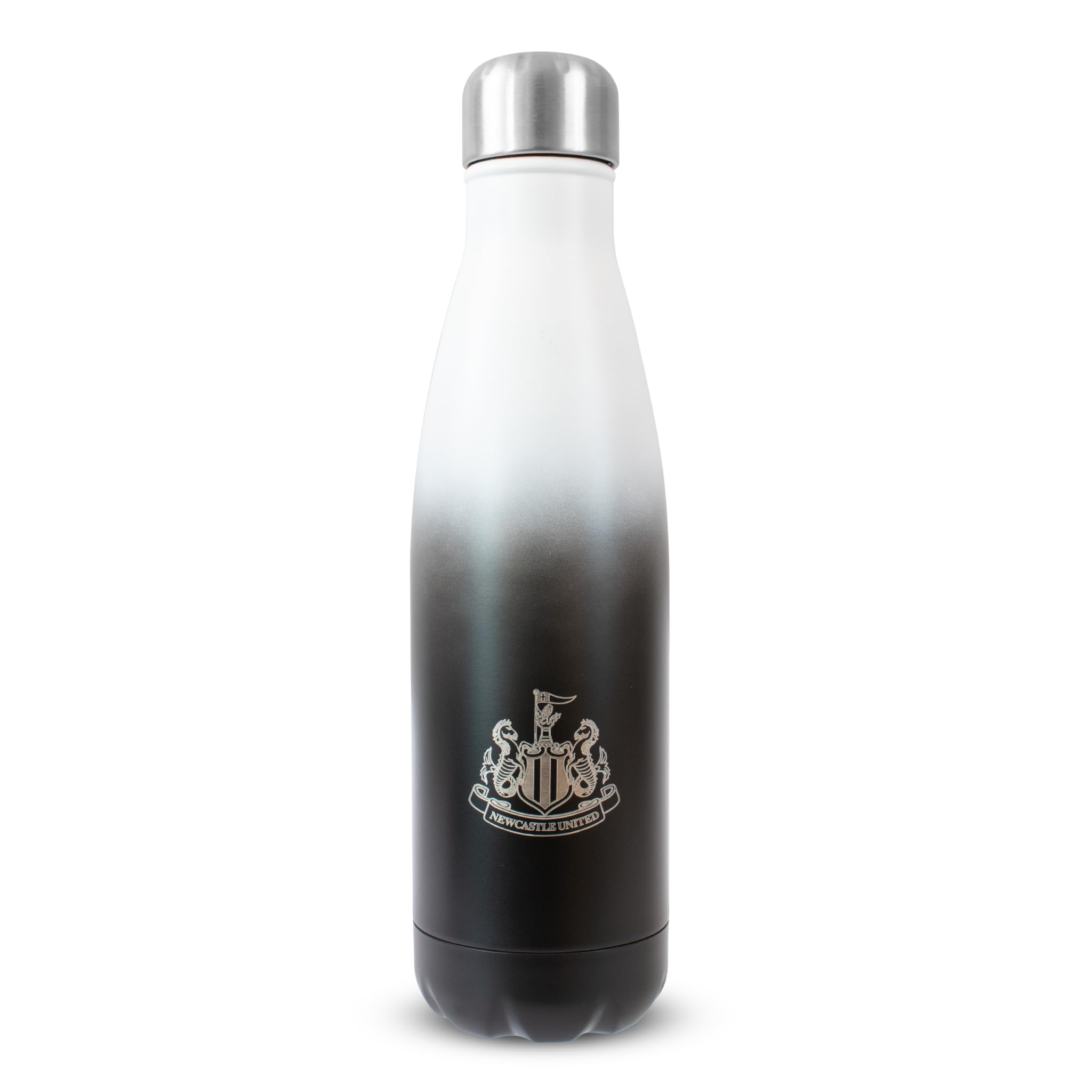 Hy-Pro Officially Licensed Newcastle United F.C. Thermal Bottle, Stainless Steel, Double Wall, Vaccum Flask, Fade Design