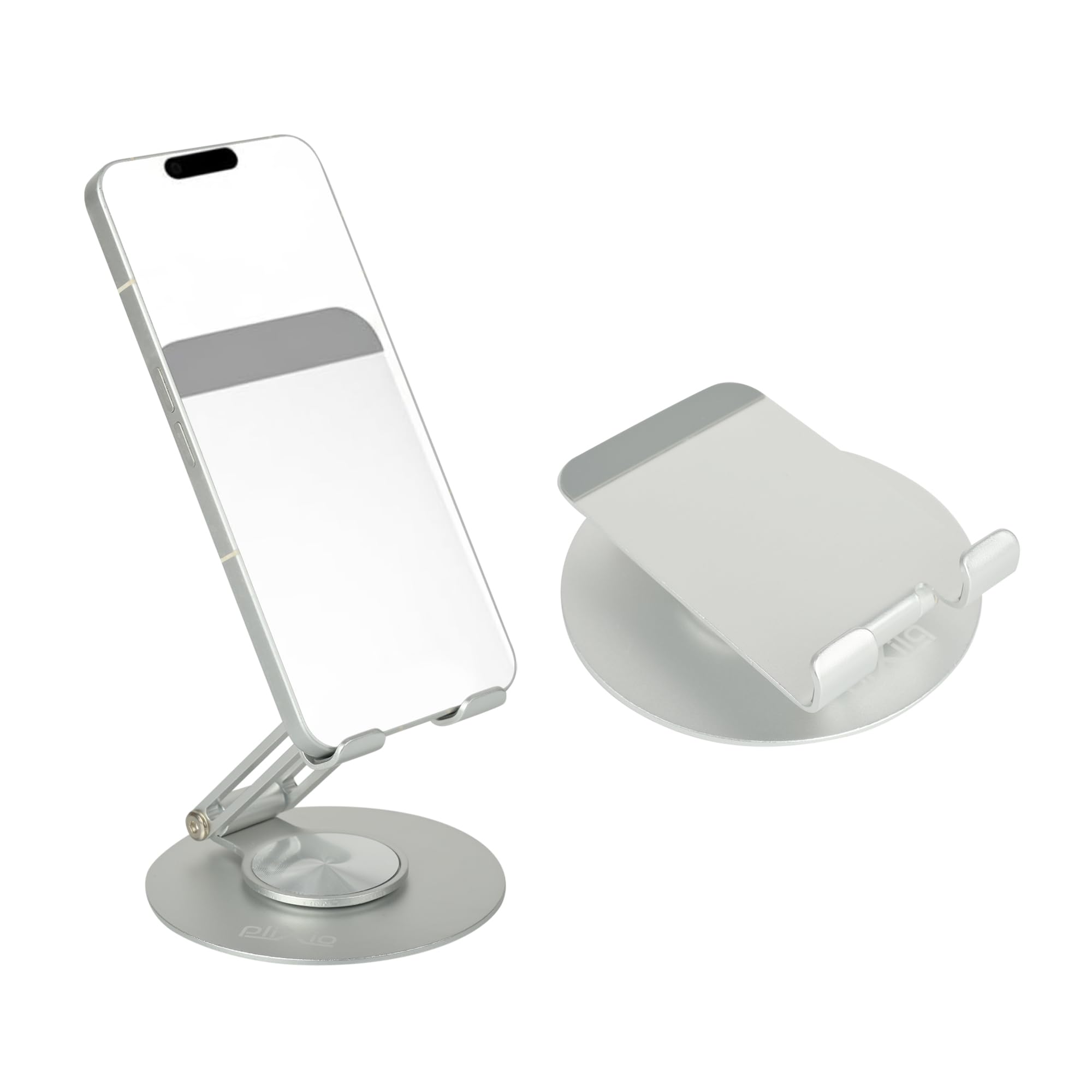 PLIXIO Smartphone Stand, Mobile Stand, Tabletop, Lightweight, Aluminum, Foldable, Adjustable Height, Smartphone Stand, Aluminum Alloy, Stepless 360° Rotation Adjustment, Foldable-image-45