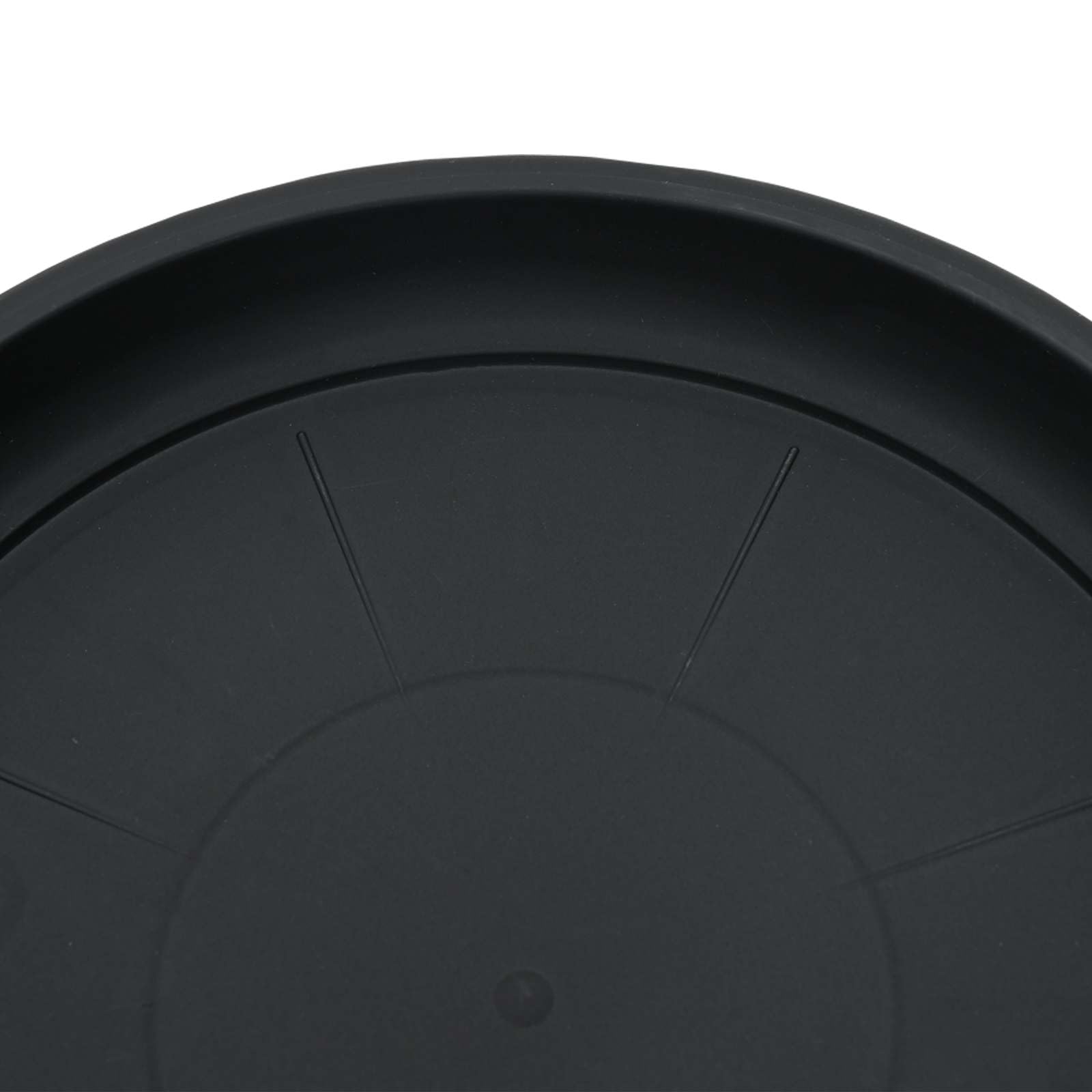 Blumentöpfe 6 pcs Schwarz Kunststoff Ø 30 x 25 cm, Pflanzgefäße mit Drainage, Übertopf für Garten Balkon Terrasse, vielseitig für Zimmer Fensterbank Kräuter und Blumen
