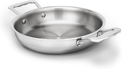 360 Sartén de 85 pulgadas con 2 asas laterales