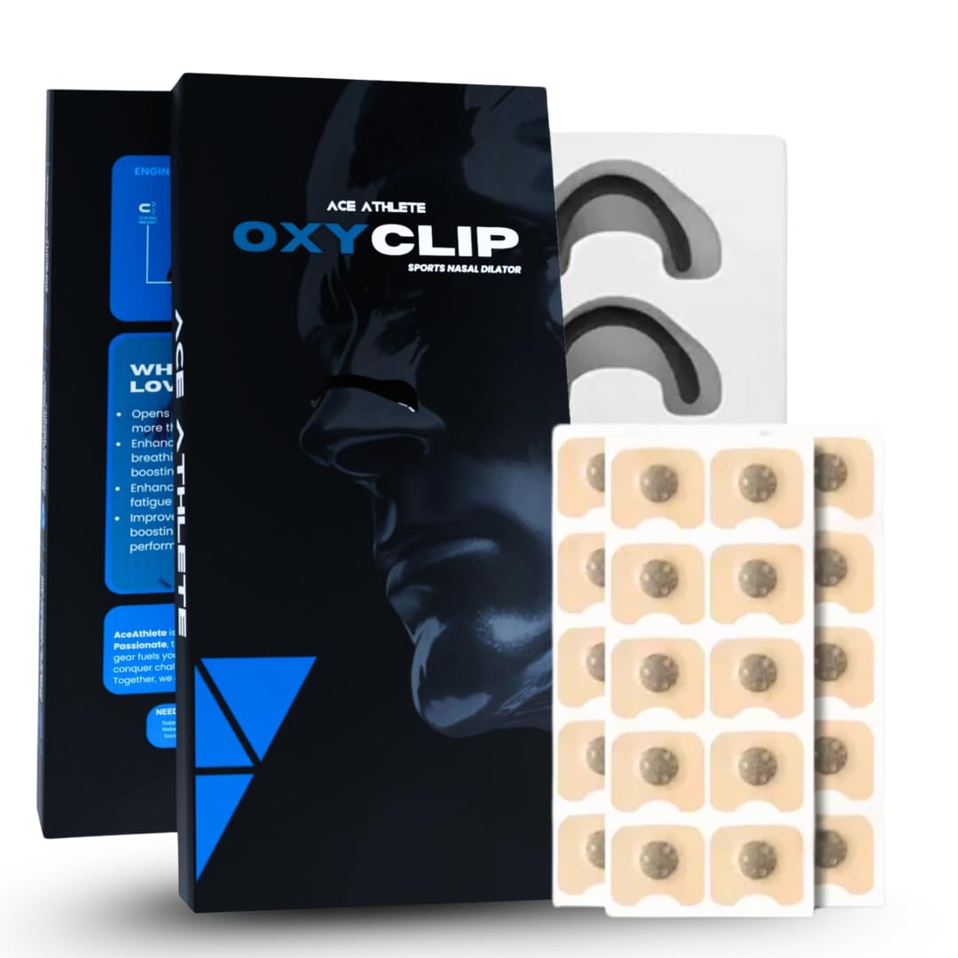 Oxyclip Breathing Nasal Strip - Boost Oxygen Intake | Reduce Mouth Breathing | Support Muscle Recovery | Improve Facial Structure By Reducing Mouth Breathing | Improve Sleep Quality - Sweat Resistant | Skin Safe Nasal Strips -Enhance Athletic Performanc | Extra Strength Snoring Solution.-image-39