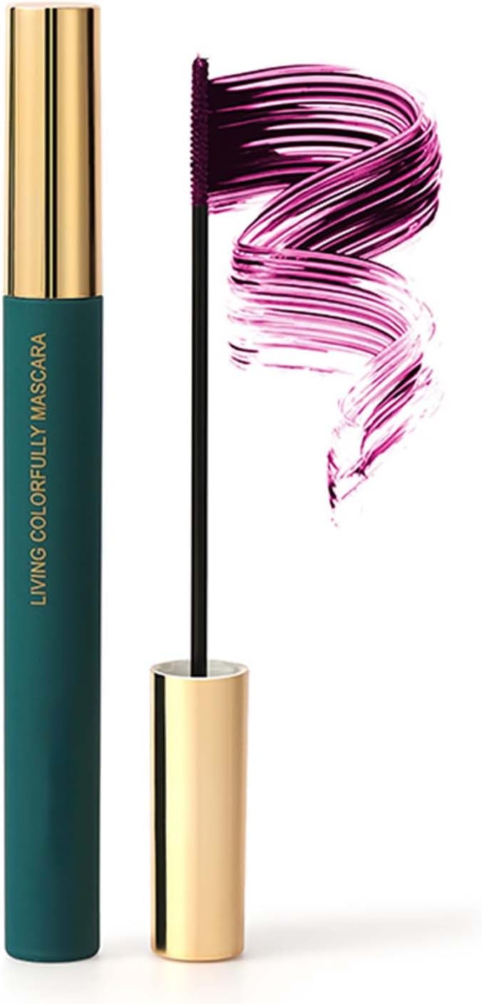 Purple mascara with eyelash extension effect, waterproof and durable, extremely long lashes, no clumping, lengthening and volume mascara