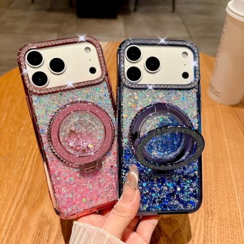 Coque iPhone 15 Pro Max sable mouvant rose pour streaming mains libres - 5