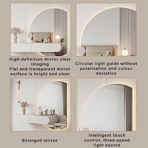 Naścienna toaletka do makijażu z lustrem 2 w 1, 2 szuflady, zawiera akcesoria, idealne dla kobiet i dziewcząt, oszczędzająca miejsce stacja kosmetyczna