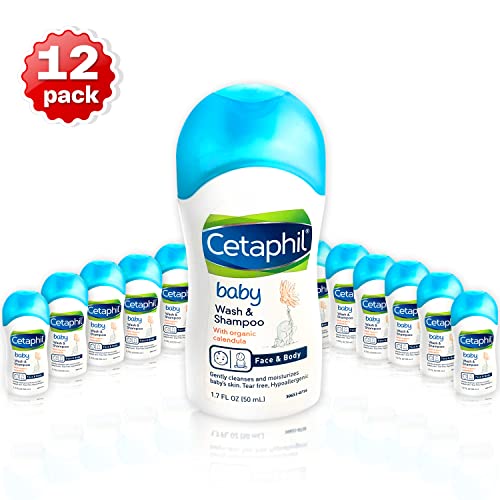 Baby Shampoo And Body Wash By Ceta Phil, Travel Size, Bulk, Tear Free, Hypoallergenic, (Pack Of 12) #TOP1